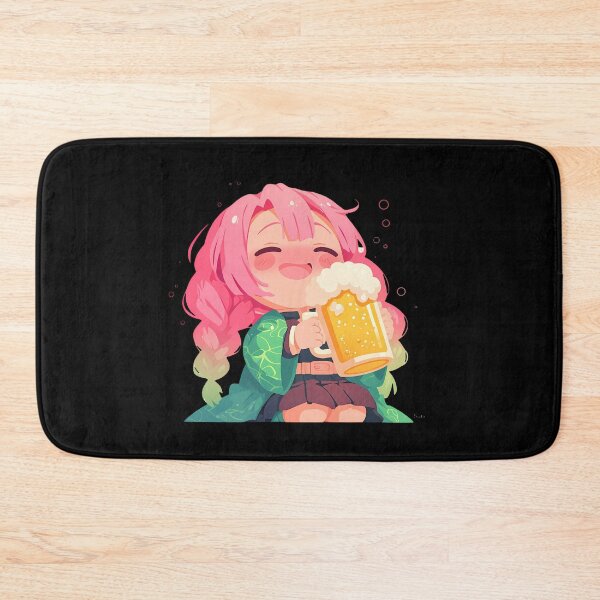 Item preview, Mitsuri Kanroji Demon Slayer Anime Kawaii Chibi Beer Fest Sweet Joyful Moment designed and sold by riadjamai.