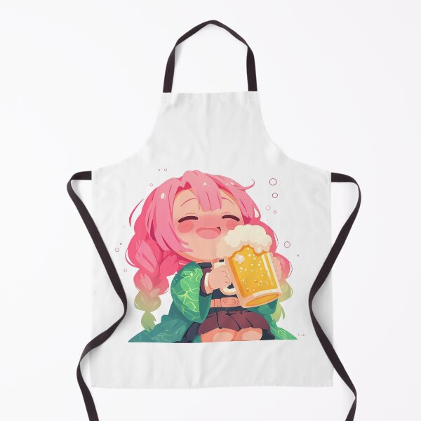 Item preview, Mitsuri Kanroji Demon Slayer Anime Kawaii Chibi Beer Fest Sweet Joyful Moment designed and sold by riadjamai.