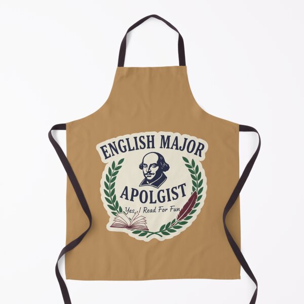 Item preview, English Major Apologist Funny Sticker - Dark Academia Literature Student Humanities Gift designed and sold by RealVibeVault.