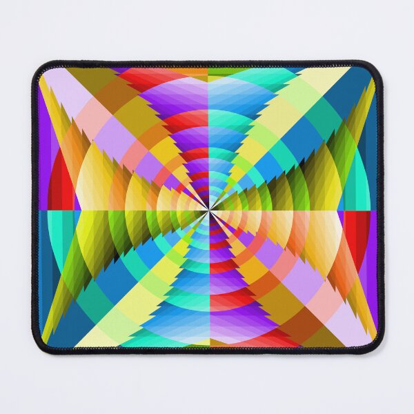 Item preview, Asymmetric Geometric Abstraction in Multi Color, Abstract Art designed and sold by DDJust4U.