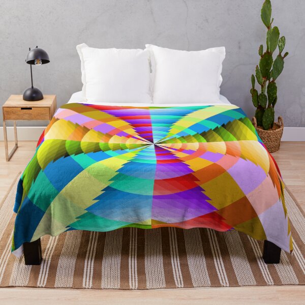 Item preview, Asymmetric Geometric Abstraction in Multi Color, Abstract Art designed and sold by DDJust4U.