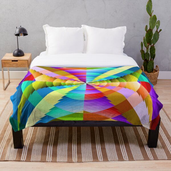 Artikelvorschau, Asymmetrische geometrische Abstraktion in Mehrfarben, abstrakte Kunst entworfen und verkauft von DDJust4U.