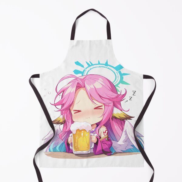 Item preview, Jibril No Game No Life Anime Girl Chibi Kawaii Beer Angelic Fantasy Joy designed and sold by riadjamai.