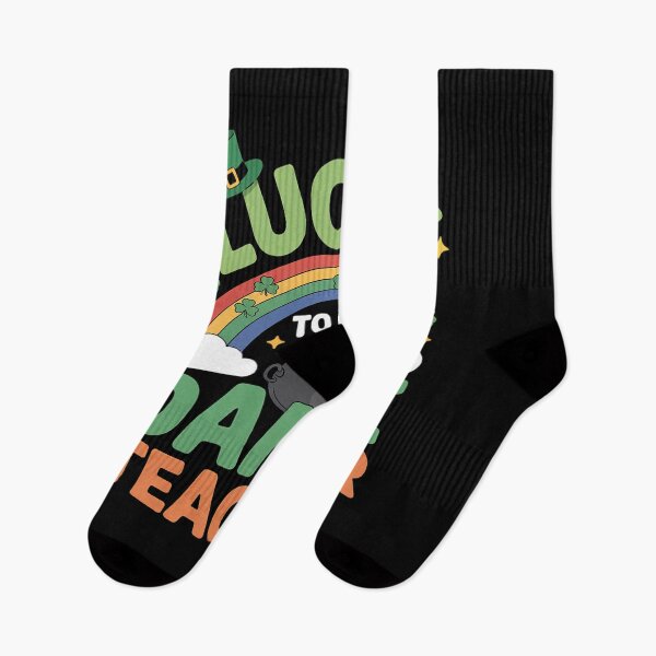 Item preview, Lucky To Be Dance Teacher Shamrock Rainbow Patrick Day designed and sold by traceydowns.