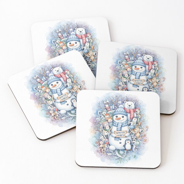 Item preview, Winter Vibes Cute Fantasy Illustration designed and sold by Art Lab Society.