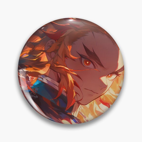 Item preview, Kyojuro Rengoku Demon Slayer Flame Breathing Hashira Anime designed and sold by riadjamai.