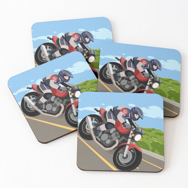 Item preview, Motorcycle Rider on Open Road Illustration designed and sold by Lagwsal22.