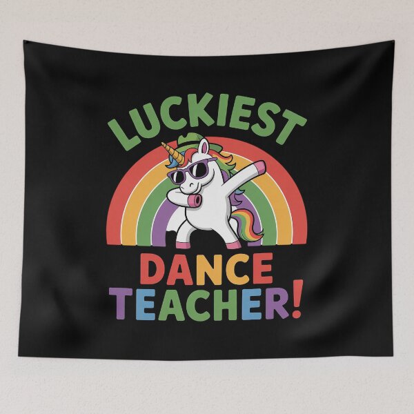 Item preview, Luckiest Dance Teacher St Patrick's Day Unicorn designed and sold by KristieRamsey.