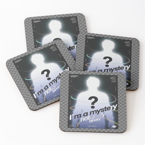 Item preview, "I'm a Mystery: Not Binary Non-Binary Art" designed and sold by rainbowgremlin.