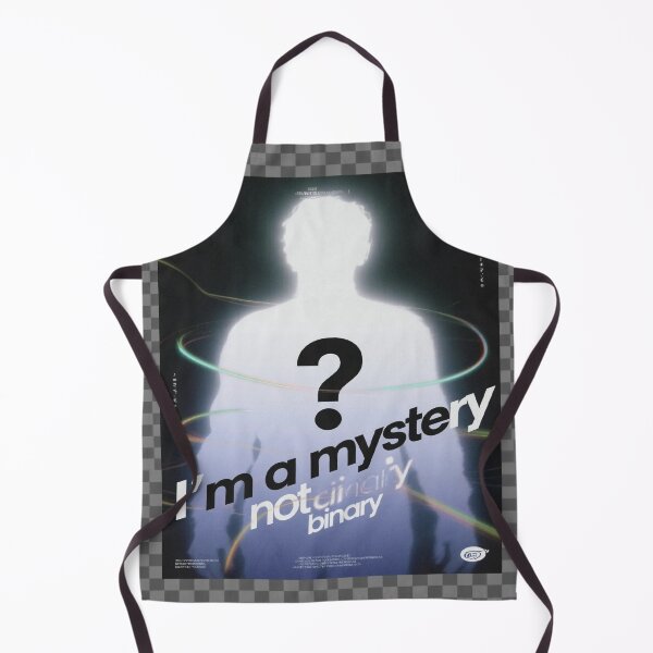 Item preview, "I'm a Mystery: Not Binary Non-Binary Art" designed and sold by rainbowgremlin.