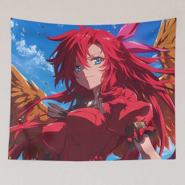Item preview, Akeno Himejima High School DxD Anime Winged Red Dress designed and sold by riadjamai.