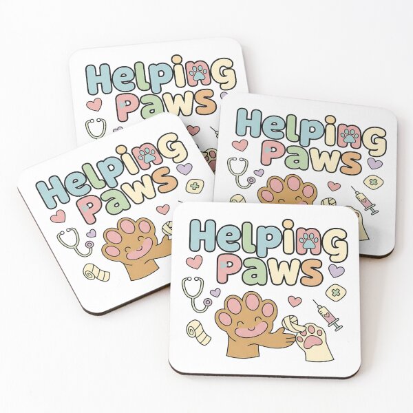 Item preview, Helping Paws – Cute Veterinarian & Animal Lover Shirt designed and sold by Muzgle.