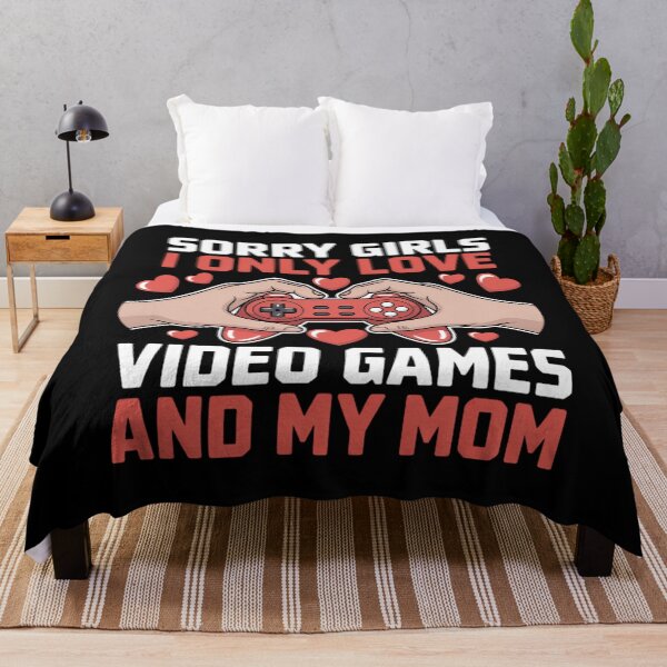 Item preview, Sorry Girls I Only Love Video Games Funny Boys Valentines designed and sold by Morphologiona.