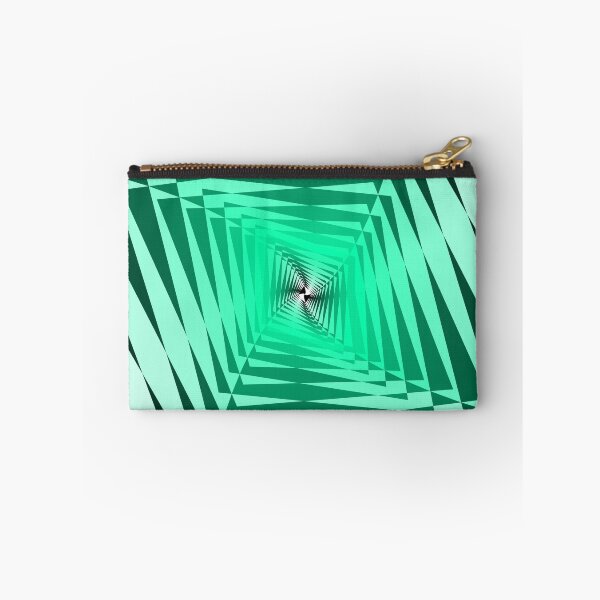 Item preview, Twisting Geometric Abstraction in Green, Abstract Art designed and sold by DDJust4U.