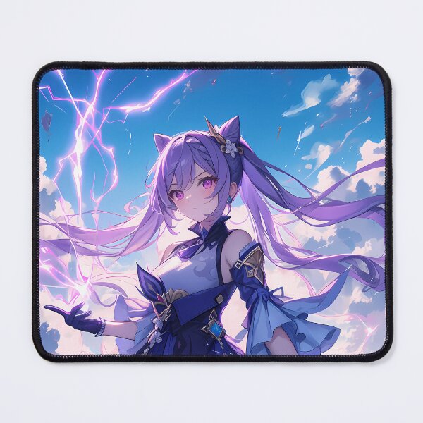 Item preview, Keqing Thunderous Elegance Genshin Impact Anime Girl designed and sold by riadjamai.