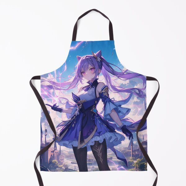 Item preview, Keqing Thunderous Elegance Genshin Impact Anime Girl designed and sold by riadjamai.