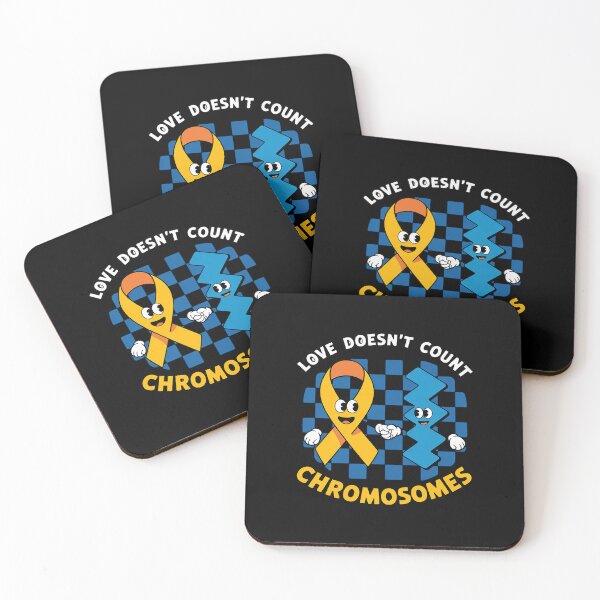 Item preview, Love Doesn't Count Chromosomes Down Syndrome Awareness Month designed and sold by KristieRamsey.