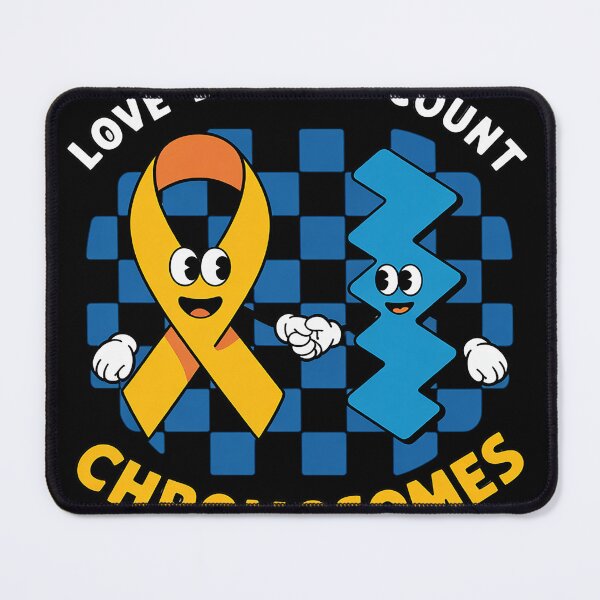 Item preview, Love Doesn't Count Chromosomes Down Syndrome Awareness Month designed and sold by KristieRamsey.