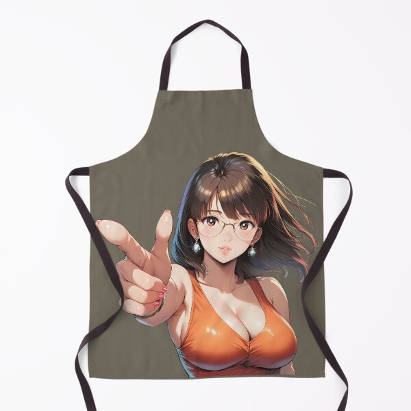 Item preview, Waifu Pointing in Orange Spandex designed and sold by waifu-alert.