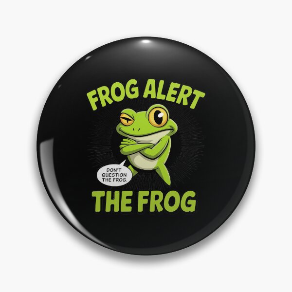 Artikelvorschau, Lustiger Frosch-Alarm: Stell dem Frosch keine Fragen entworfen und verkauft von countntenov.