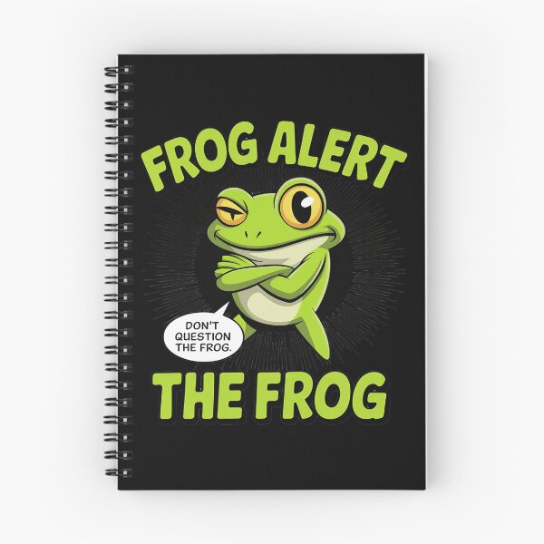 Item preview, Funny Frog Alert Don't Question The Frog designed and sold by countntenov.