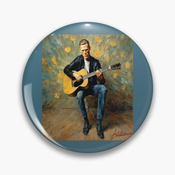 Artikelvorschau, "Bryan Adams: Melodisches Leidenschaftsporträt" entworfen und verkauft von Artisticanvas.
