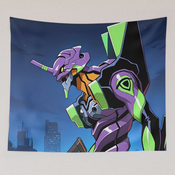 Item preview, Evangelion Unit 01 Neon Genesis Evangelion Anime Mecha Side View designed and sold by riadjamai.