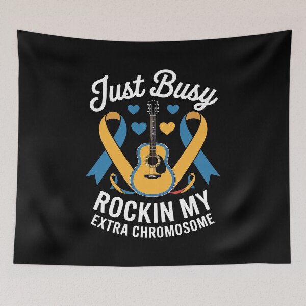 Item preview, Just Busy Rockin My Extra Chromosome World Down Syndrome Day designed and sold by traceydowns.
