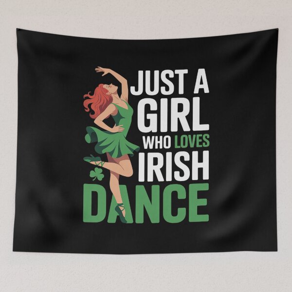 Item preview, Just A Girl Who Loves Irish Dance Teacher Irish Dancer designed and sold by traceydowns.