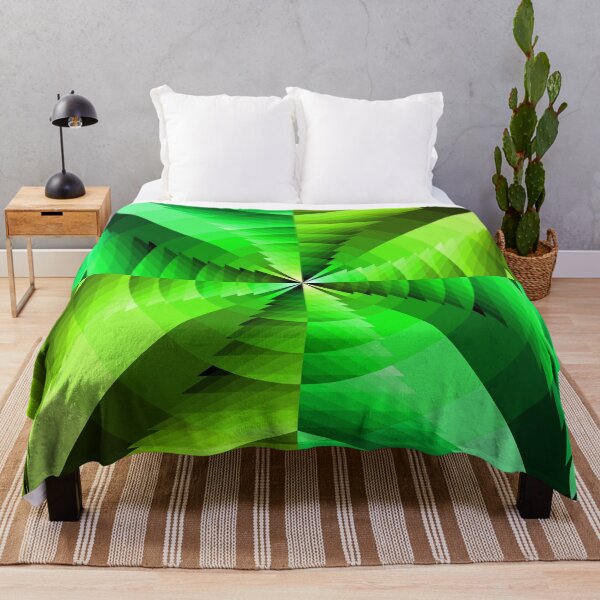Item preview, Asymmetric Geometric Abstraction in Green, Abstract Art designed and sold by DDJust4U.
