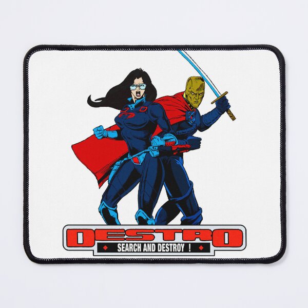 Item preview, GI Joe BARONESS DESTRO 1990 art designed and sold by JinxsGarage.