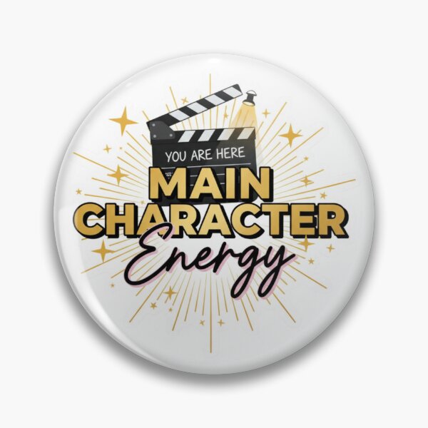 Item preview, Main Character Energy Sticker - Confidence Quote Self Love Aesthetic Manifestation Gift designed and sold by RealVibeVault.