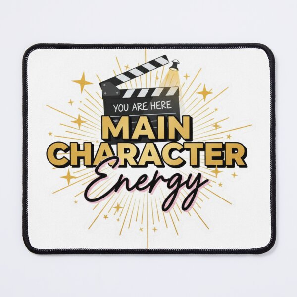 Item preview, Main Character Energy Sticker - Confidence Quote Self Love Aesthetic Manifestation Gift designed and sold by RealVibeVault.
