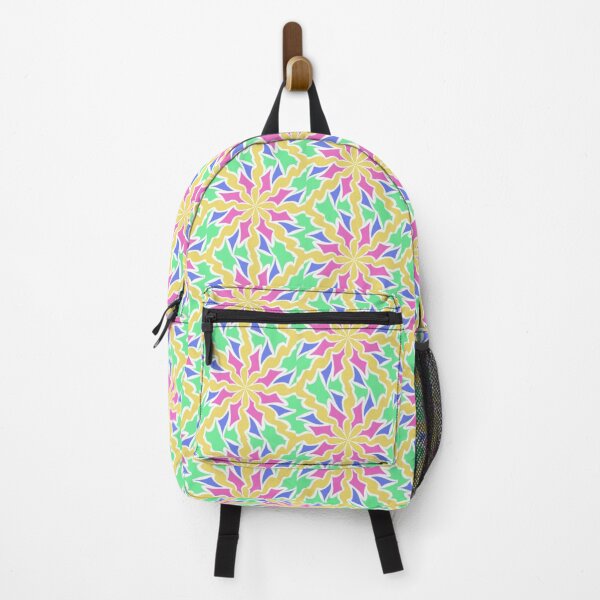 Item preview, Floral Mosaic Mandala Yellow, Pink, Green, Blue designed and sold by HydrangeaDelMar.