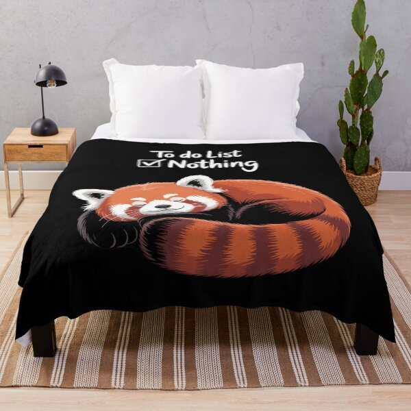 Item preview, Red Panda Cute Lazy Animal to do List designed and sold by Morphologiona.