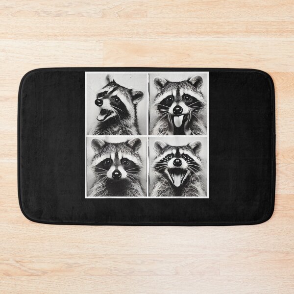 Item preview, Animals Funny Raccoons Rocks On Selfies Retro Raccoon designed and sold by MOHAMED FRASER.
