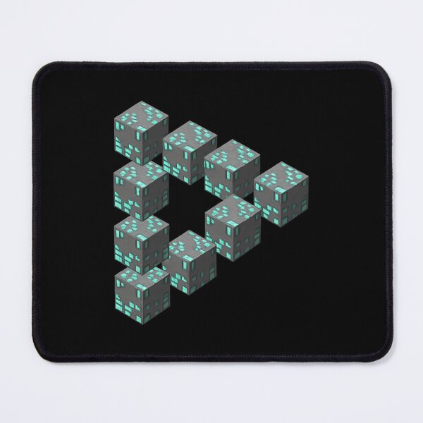 Item preview, Pixelated Blocks Impossible Penrose Triangle - Sheldon T-shirt designed and sold by TBBTMania.
