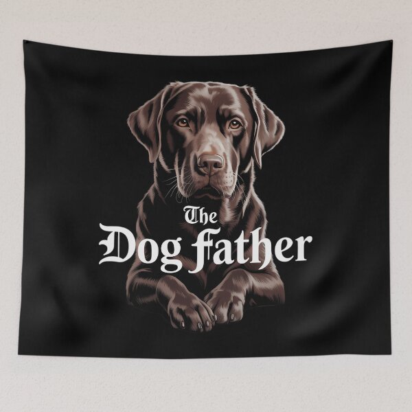 Item preview, The Dog Father Brown Labrador Chocolate Retriever Lab Dad designed and sold by Morphologiona.