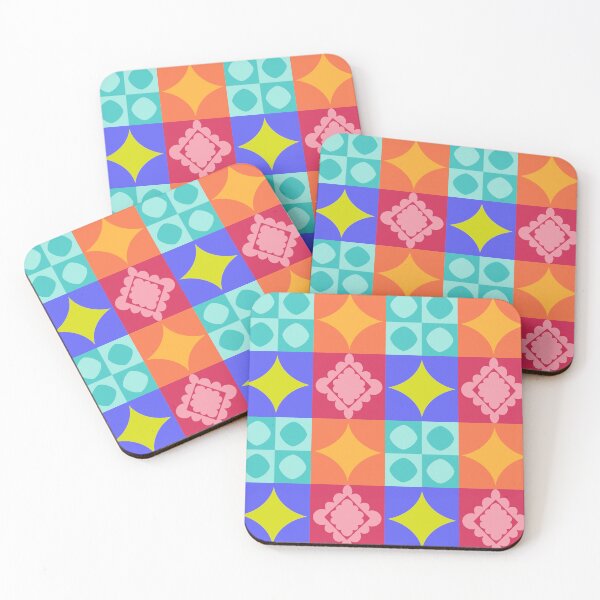 Item preview, Diamonds and Dopamine Block Pattern Quilt designed and sold by FoxfireAndCo.