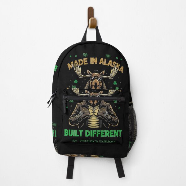 Item preview, Made in Alaska Built Different St Patrick’s Day Edition Moose Shirt designed and sold by Built Different Designs.