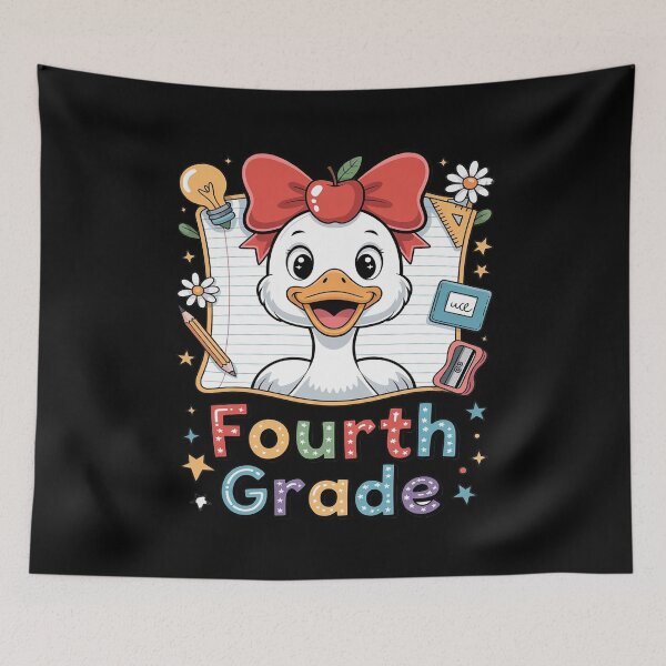 Item preview, Funny Goose Back To School Fourth Grade First Day Of School designed and sold by countntenov.