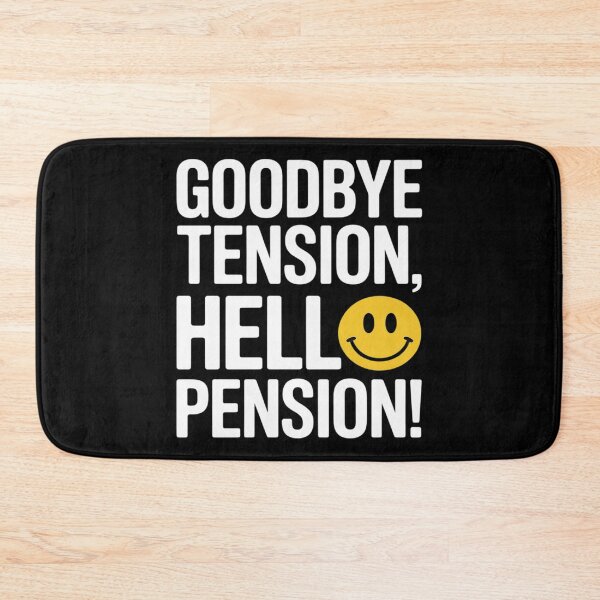 Item preview, Funny Goodbye tension, hello pension, Retirement designed and sold by countntenov.