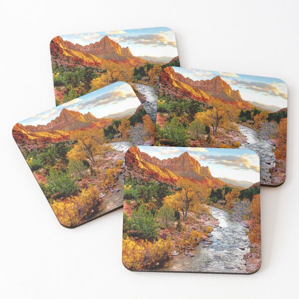 Item preview, Zion National Park Poster Art designed and sold by StimulatedHead.