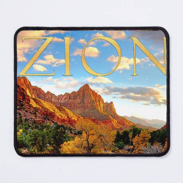 Item preview, Zion National Park Poster Art designed and sold by StimulatedHead.