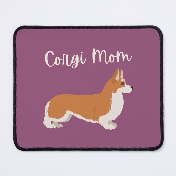 Item preview, Cute Cartoon Standing Fawn Corgi Mom Bold Purple designed and sold by ZoesPlace.