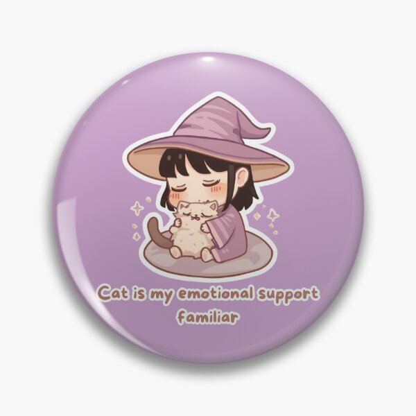 Item preview, Witchcore | Cat is my emotional support familiar [A] designed and sold by Simple-Leaf.