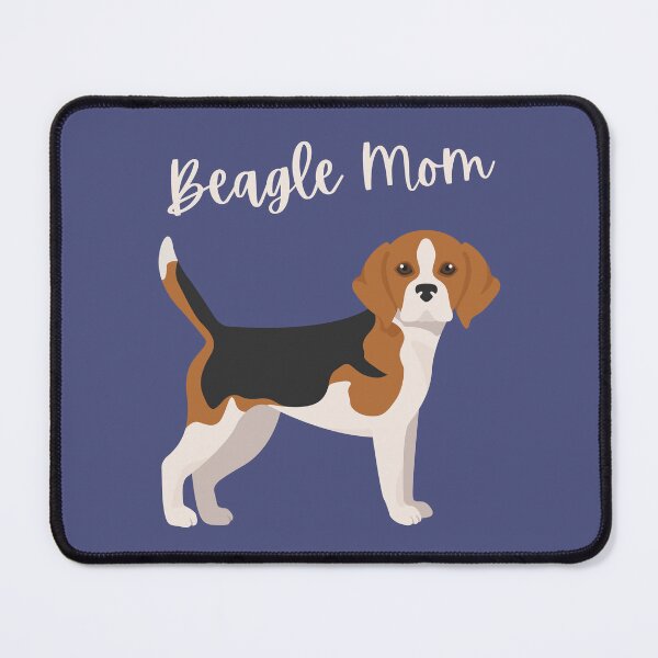 Item preview, Cute Cartoon Standing Beagle Mom Bold Blue designed and sold by ZoesPlace.