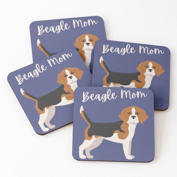 Item preview, Cute Cartoon Standing Beagle Mom Bold Blue designed and sold by ZoesPlace.