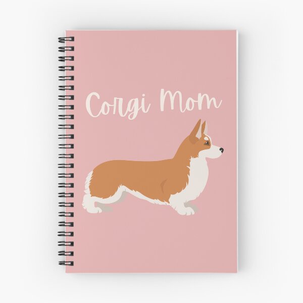 Item preview, Cute Cartoon Standing Fawn Corgi Mom Bold Pink designed and sold by ZoesPlace.