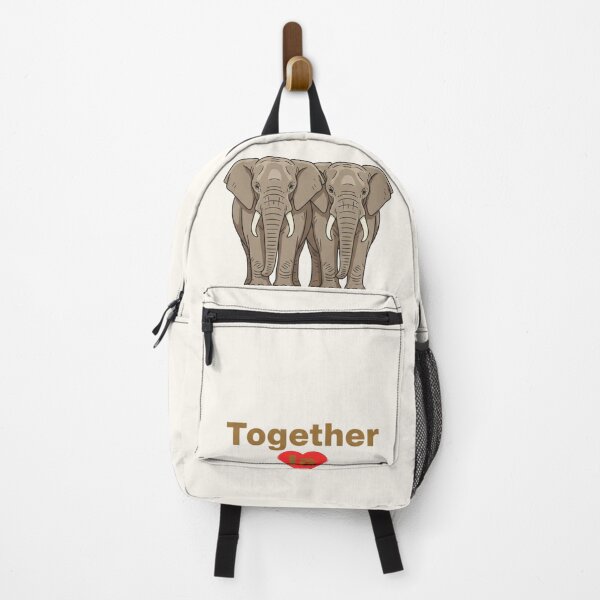 Item preview, Together Is Enough Elephant Sticker: Savanna Love Gift designed and sold by SavannaStrikes.